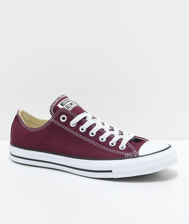 converse high cut maroon
